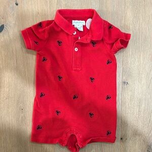 Ralph Lauren Baby Boy Cotton Shortalls